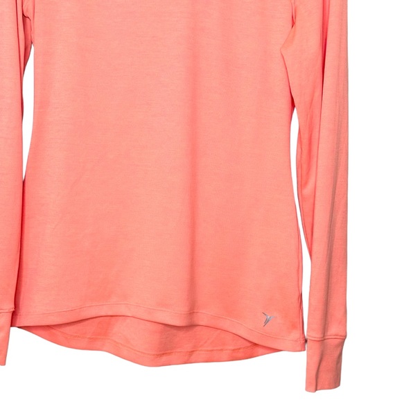 Old Navy Active Go Dry Tangerine Hooded Medium Athletic Top - Picture 3 of 7